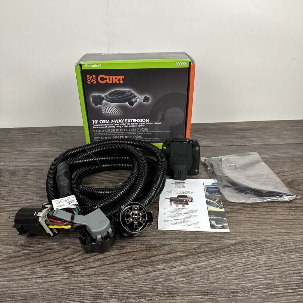 Curt‎ 56000 T Connector for Chevy Ford GMC Nissan Full Size Pick-Ups